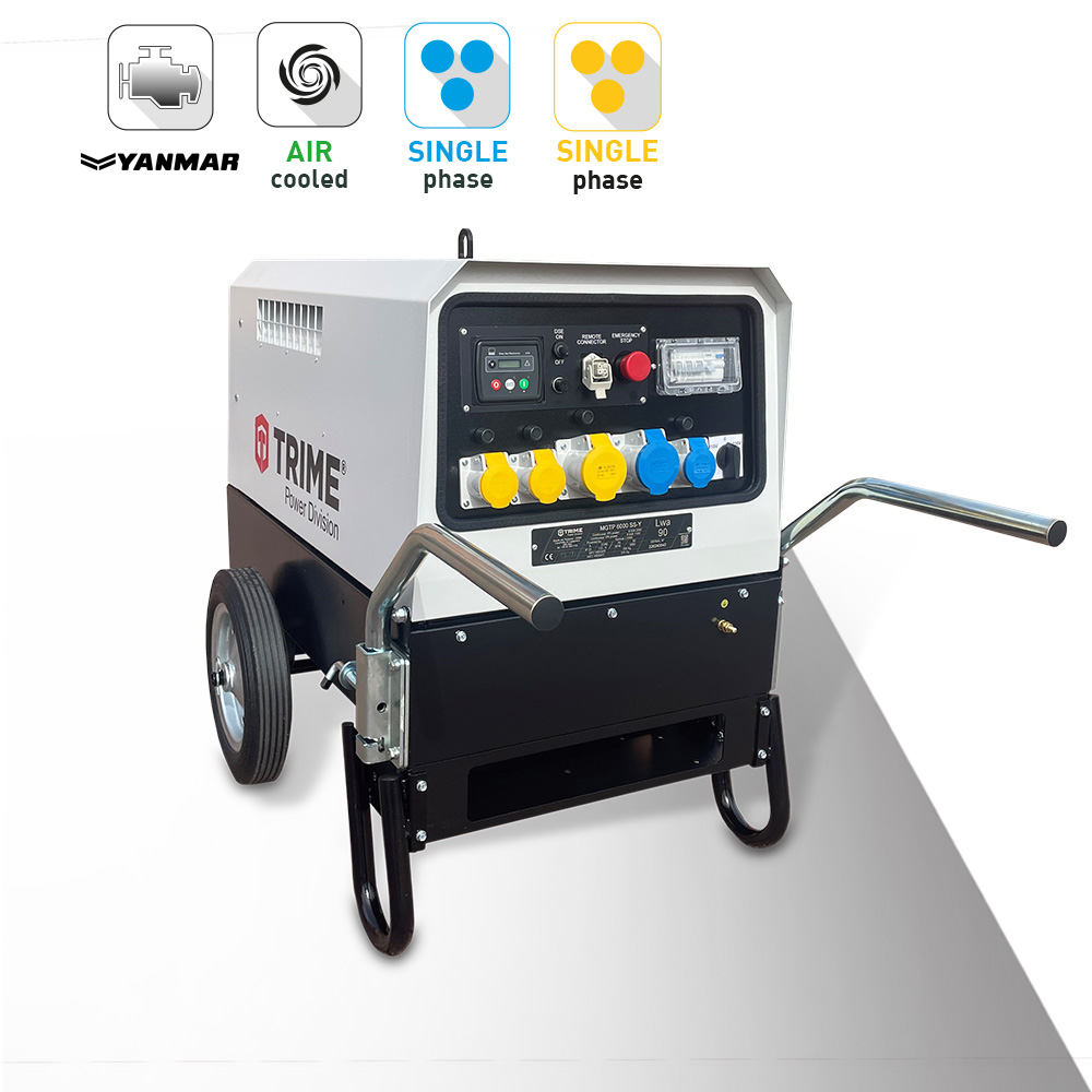 Portable Diesel Generator - MGTP 6000 SSY Electric Start Diesel engine